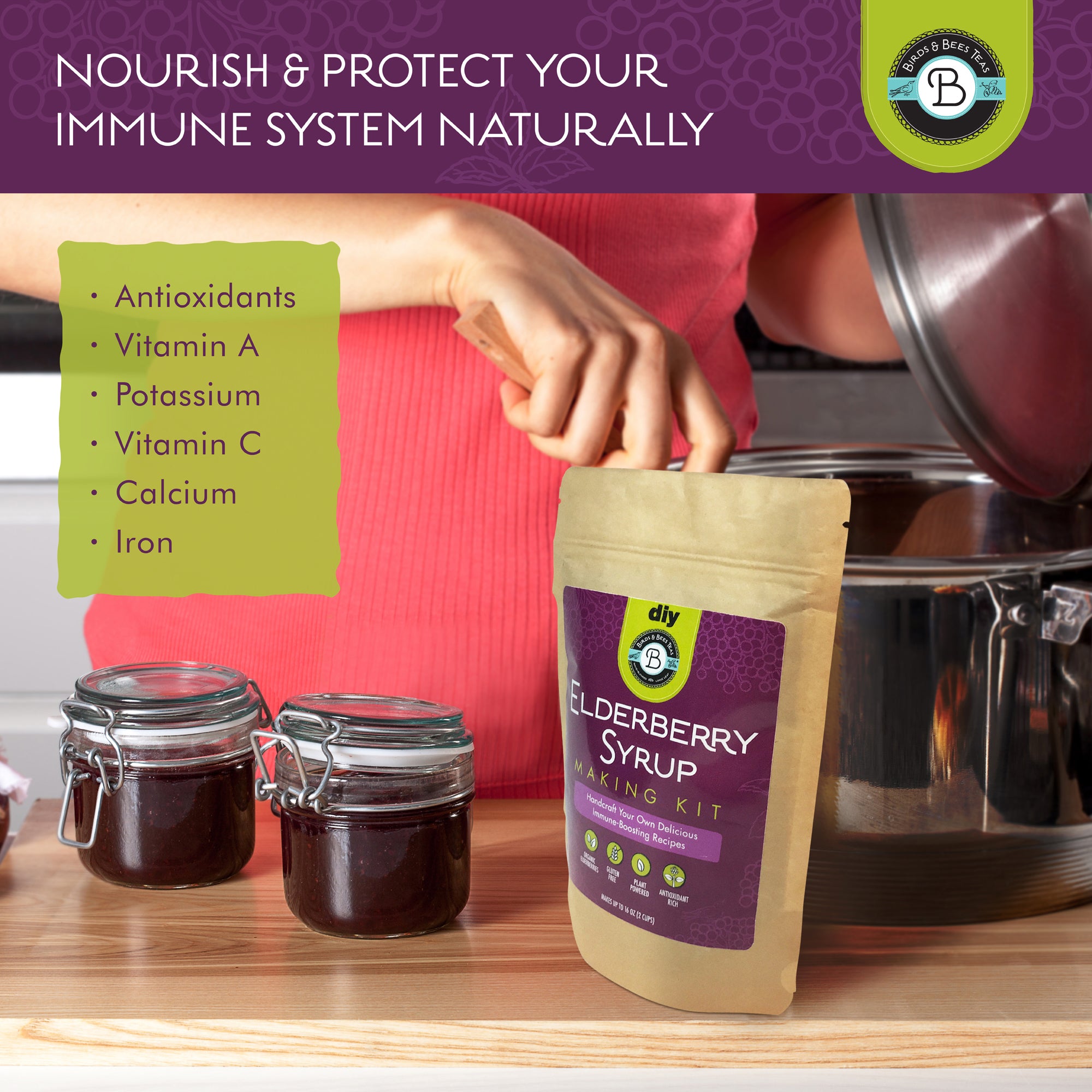 Elderberry Syrup Making Kit - Elderberry DIY Syrup -