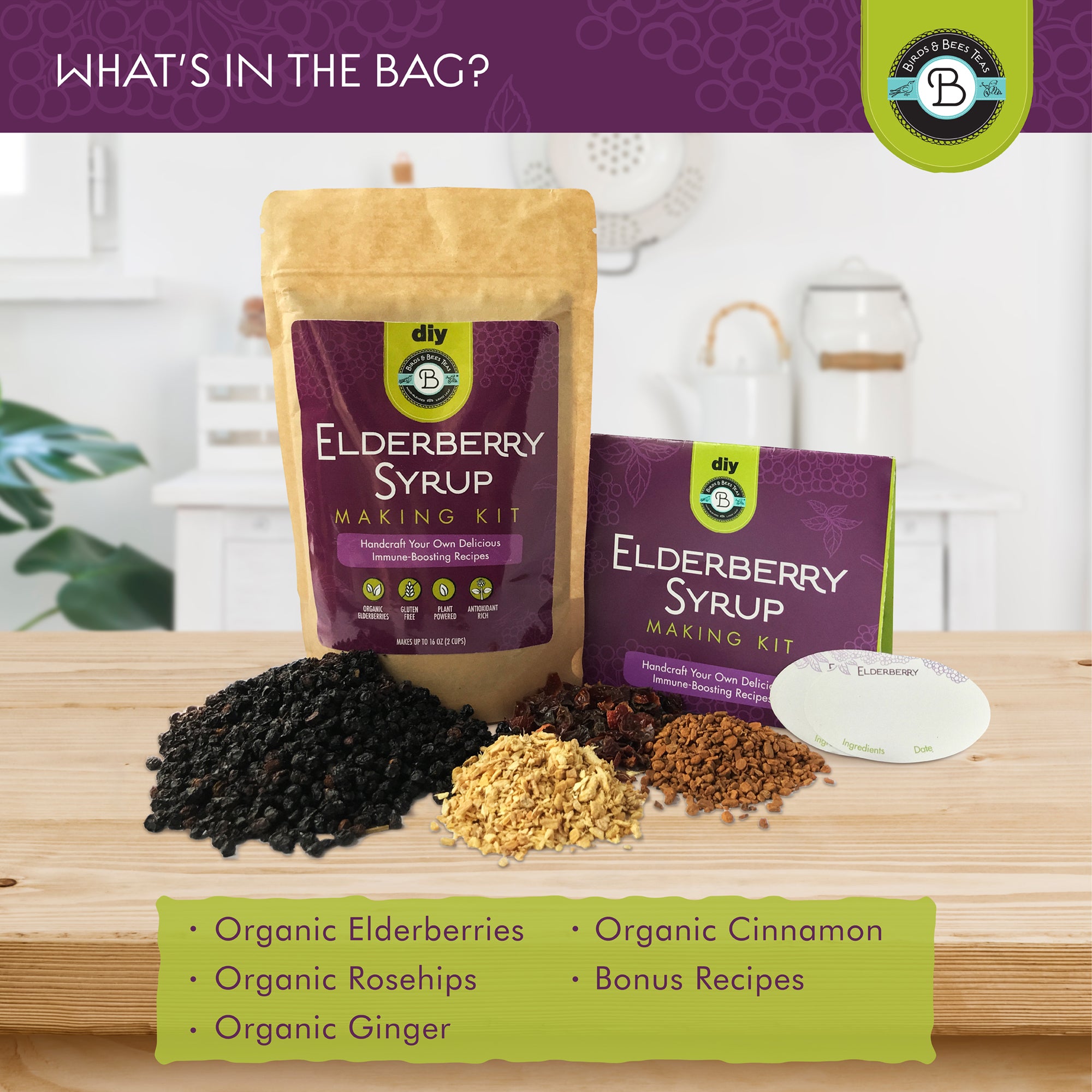 Elderberry Syrup Making Kit - Elderberry DIY Syrup -