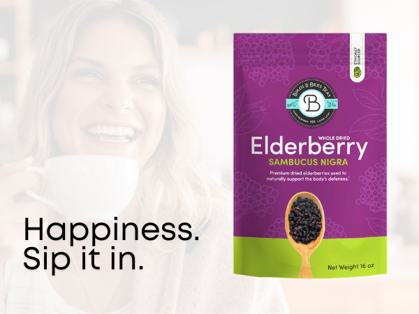 Whole Dried Elderberries - Elderberry Tea - Bulk Elderberry