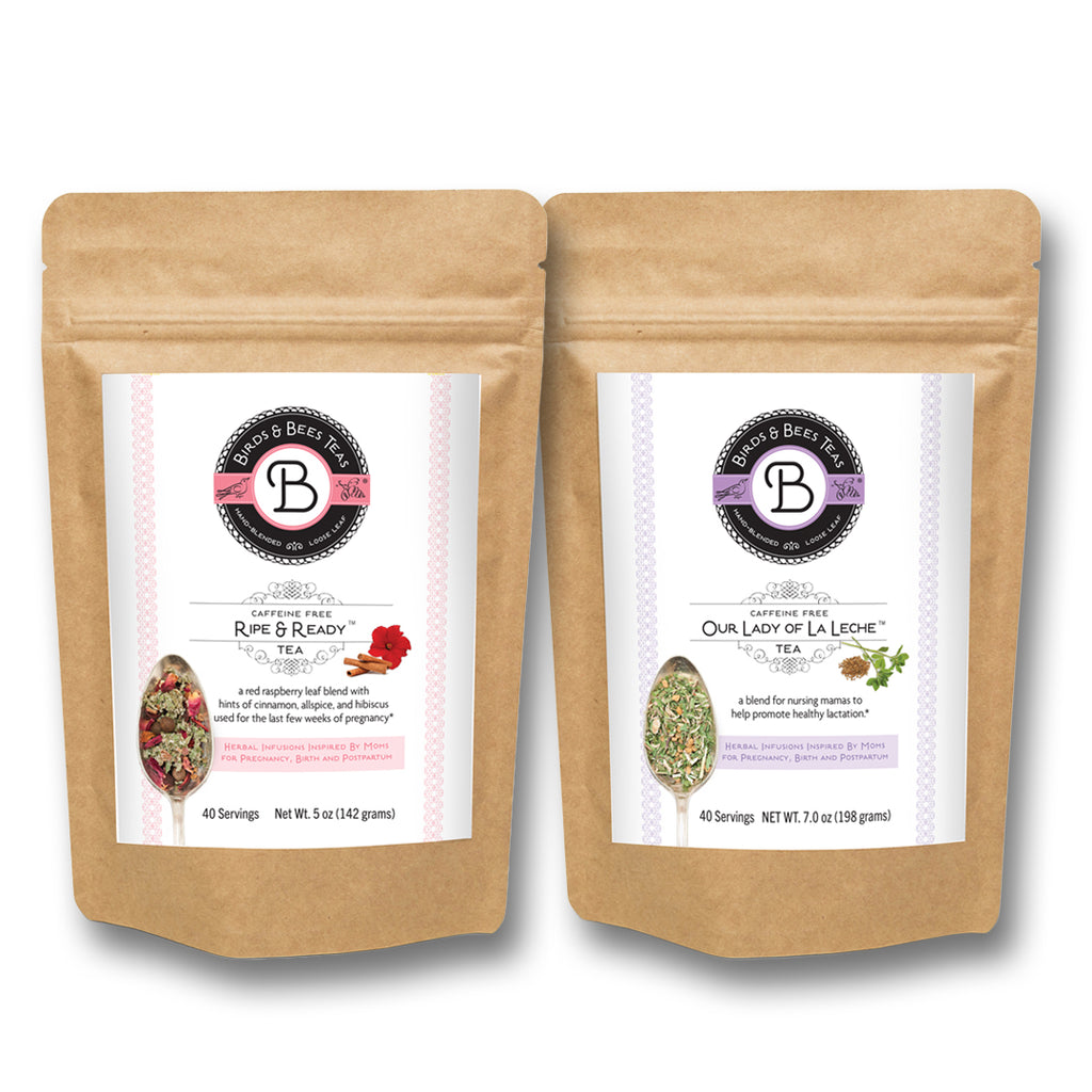 Herbal Tea Bundles for Trimester Support | Pregnancy & Postpartum Support | Bulk Herbal Tea