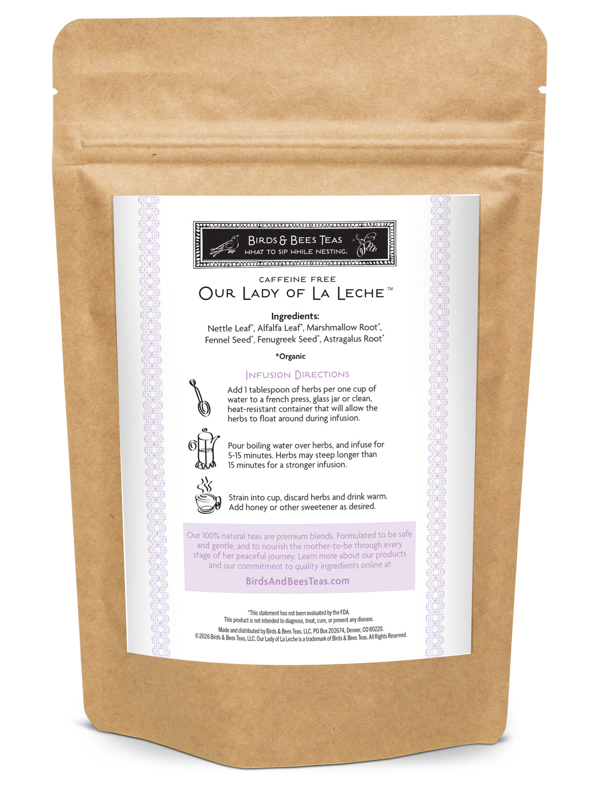 Our Lady of La Leche Tea