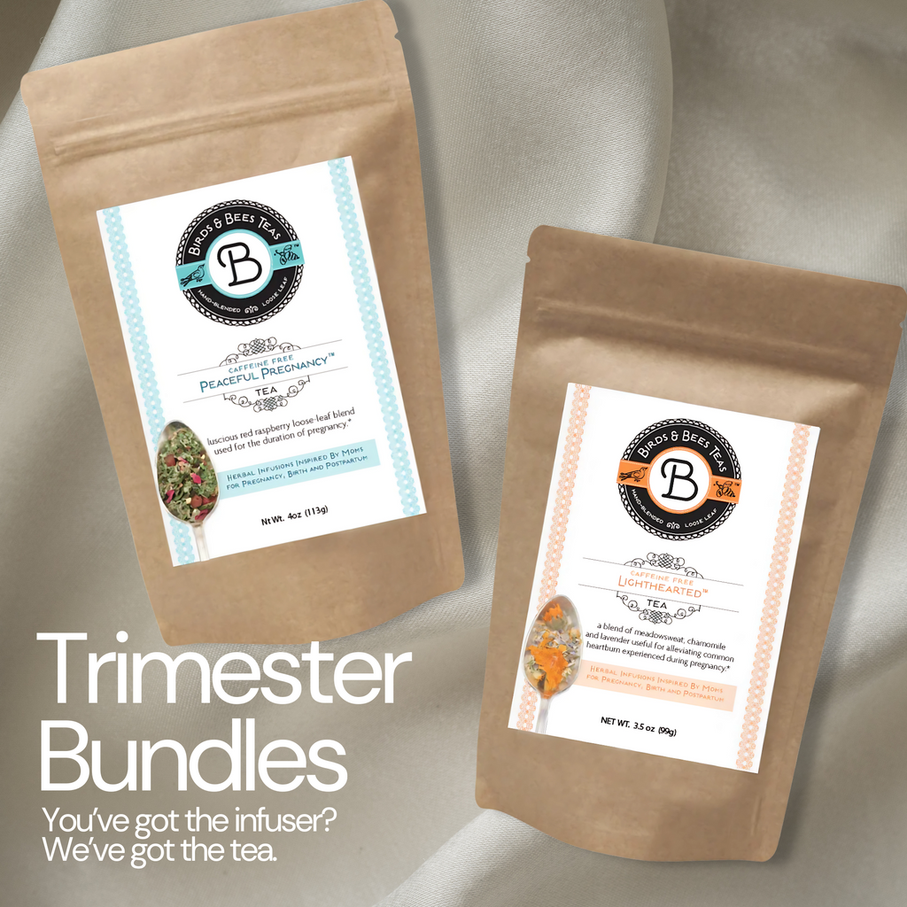 Herbal Tea Bundles for Trimester Support | Organic Pregnancy & Postpartum Support | Bulk Herbal Tea