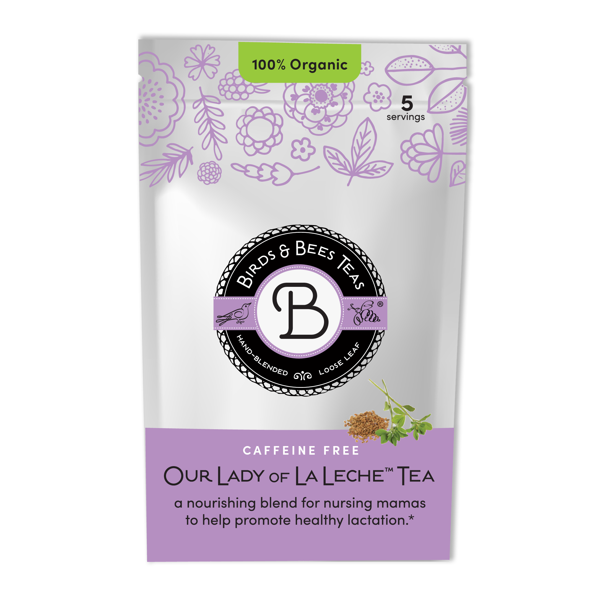 Our Lady of La Leche | Mother's Organic Lactation Tea – Birds & Bees Teas