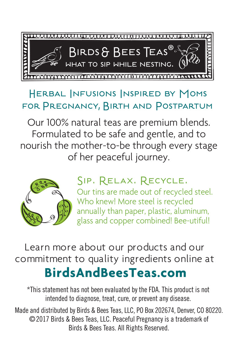 Peaceful Pregnancy Organic Tea